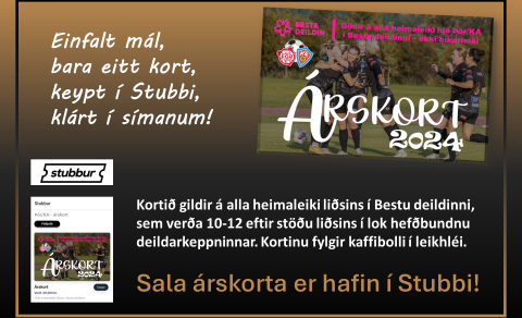 Sala árskorta er hafin í Stubbi