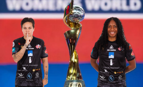 Tahnai Annis og Dominique Randle í keppnistreyjum Þórs/KA. Myndir: Auðunn Níelsson.