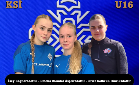 Ísey Ragnarsdóttir, Emelía Blöndal Ásgeirsdóttir og Bríet Kolbrún Hinriksdóttir.