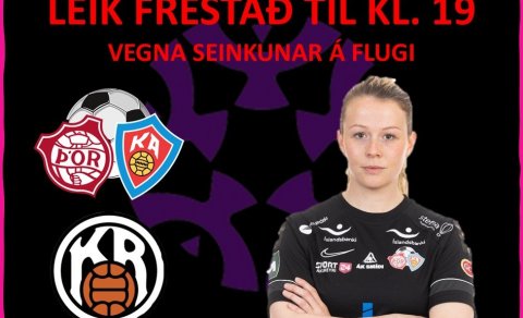 Athugið: Leik frestað til kl. 19.