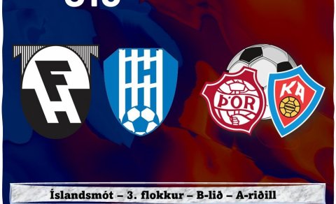 Íslandsmót B-liða 3. flokks að hefjast