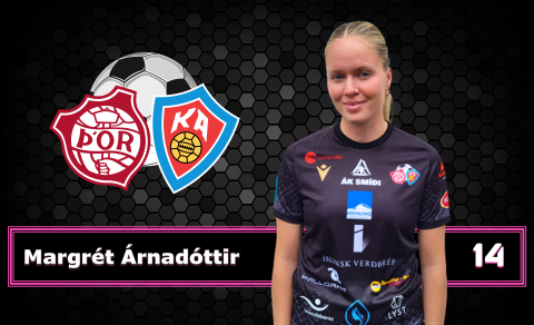 Margrét Árnadóttir mætt í Þór/KA-treyjuna aftur.