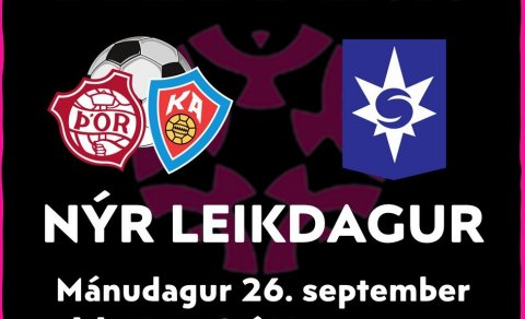 Leikið í Boganum á mánudag kl. 17:30