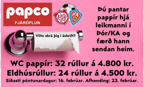 Pantaðu pappir og fáðu hann heim