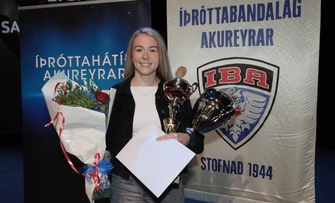 Sandra María Jessen hefur verið kjörin Íþróttakona Akureyrar tvö ár í röð, 2023 og 2024, og íþróttak…