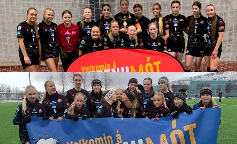 Stefnumótsmeistarar í A- og C-keppni. Nafnalista með myndunum má finna inni í fréttinni.