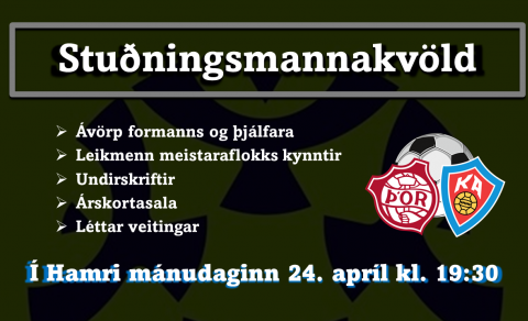 Stuðningsmannakvöld - leikmannakynning