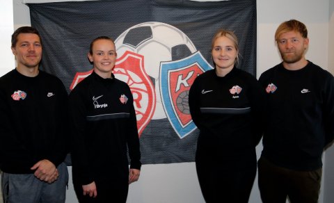 Þjálfarar 2. og 3. flokks Þórs/KA: Birkir Hermann Björgvinsson, Harpa Jóhannsdóttir, Ágústa Kristins…
