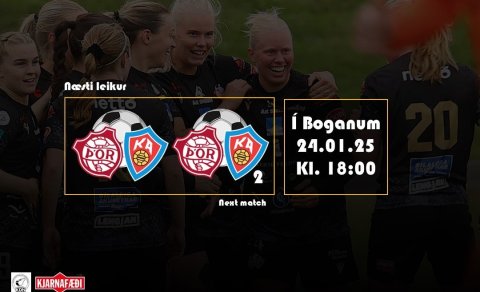 Innbyrðis leikur okkar liða í Kjarnafæðimótinu
