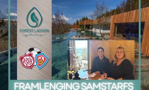 Íris Ósk Gísladóttir, sölu- og markaðsstjóri Skógarbaðanna, og Dóra Sif Sigtryggsdóttir, formaður st&hellip;