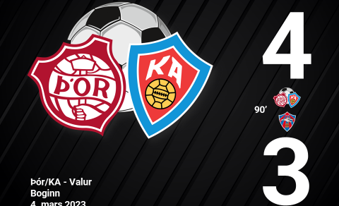 Aftur markaveisla í Boganum, sjö mörk í dag, eins og síðast í Boganum.