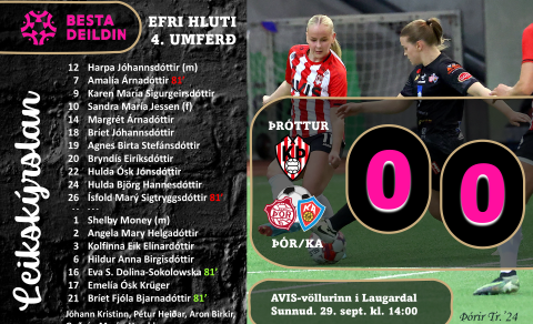 Besta deildin: Markalaust í Laugardalnum