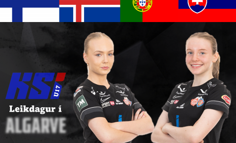 Leikur Íslands og Portúgals verður í beinni á KSÍ TV kl. 17 í dag.