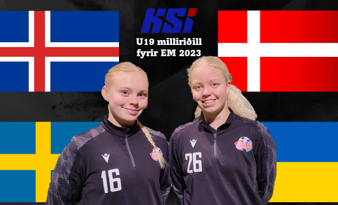 Jakobína Hjörvarsdóttir og Ísfold Marý Sigtryggsdóttir.