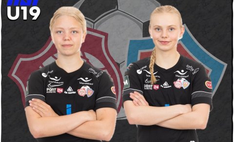 Ísfold Marý Sigtryggsdóttir og Jakobína Hjörvarsdóttir.