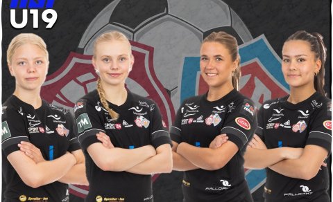 Ísfold Marý Sigtryggsdóttir, Jakobína Hjörvarsdóttir, Unnur Stefánsdóttir og Kimberley Dóra Hjálmars…