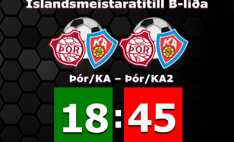 3. flokkur: Úrslitaleikur Íslandsmóts B-liða í kvöld
