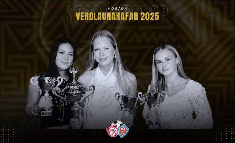 Verðlaunahafar á lokahófi félagsins